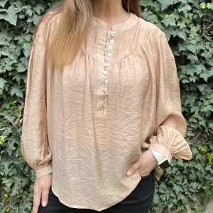 Blusa Vizenta Beige — Ofertas, Ofertas, Poleras/blusas/tops | Loca Tentación Chile