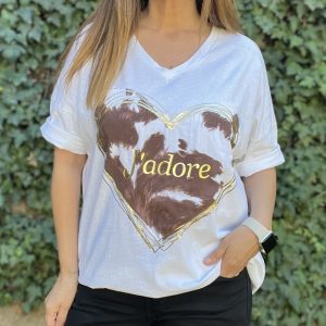 Polera corazon print detalle 8 — Ofertas, Ofertas, Poleras/blusas/tops | Loca Tentación Chile