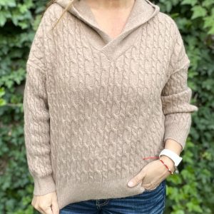 Sweater gorro beige — Ofertas, Ofertas, Sweaters/cardigans/polerones | Loca Tentación Chile