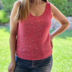 Musculosa print roja — Ofertas, Ofertas, Poleras/blusas/tops | Loca Tentación Chile